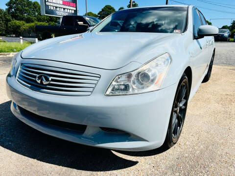 2008 Infiniti G35 for sale at Premium Motor's LLC in Norfolk VA