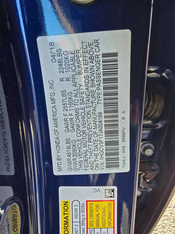 2018 Honda Accord Hybrid