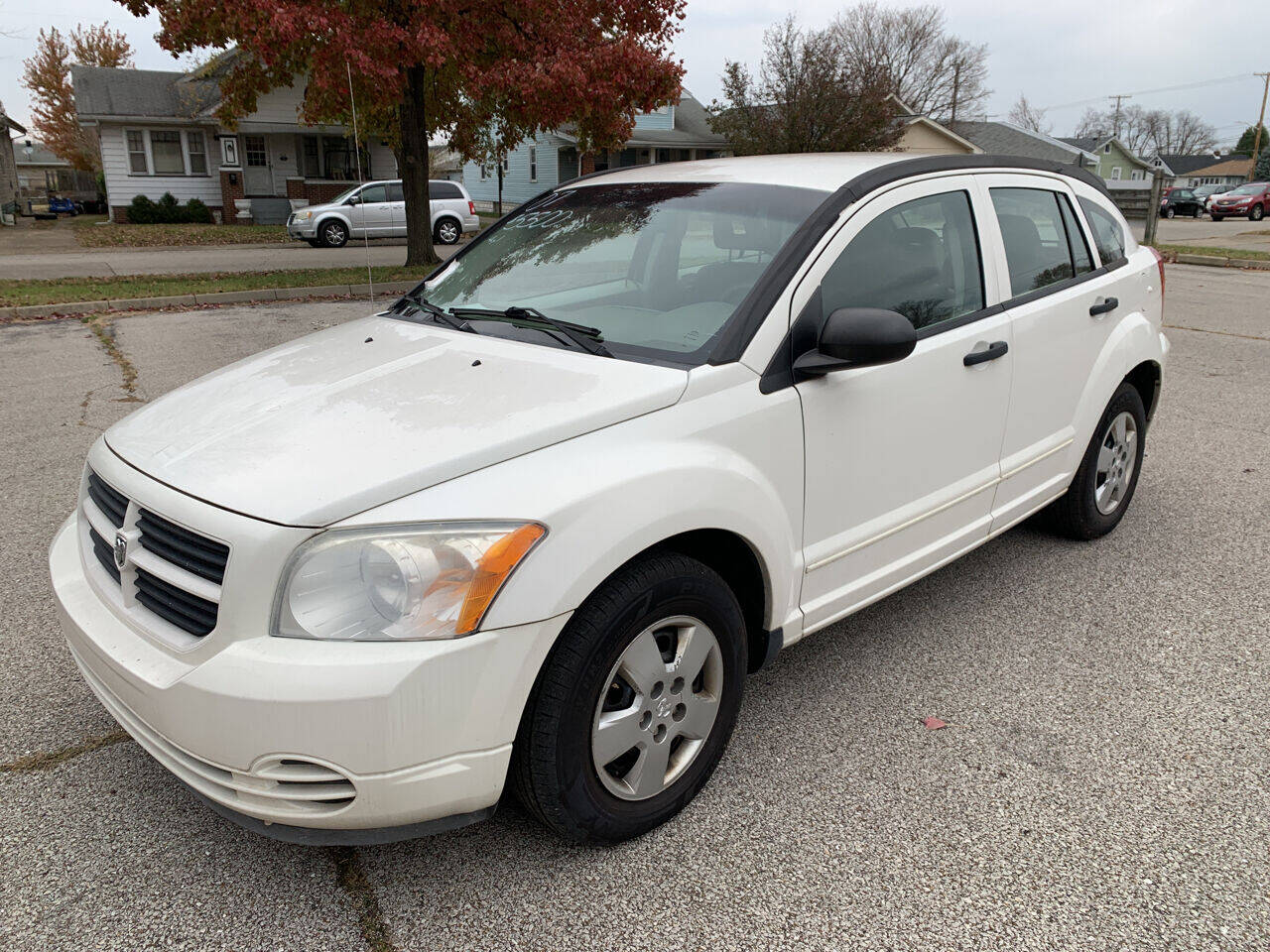 White 2007 Dodge Caliber Base 4dr Wagon 1