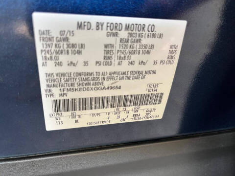 2016 Ford Explorer XLT