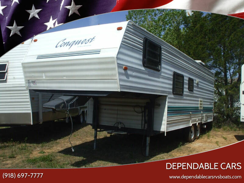 1996 Gulf Stream CONQUEST 27ft 5th WHEEL for sale at DEPENDABLE CARS in Mannford OK