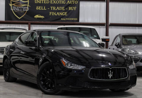 2014 Maserati Ghibli for sale at United Exotic Auto in Houston TX