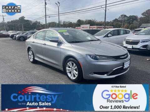 2015 Chrysler 200 for sale at Courtesy Auto Sales in Chesapeake VA