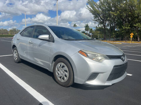 2015 Toyota Corolla for sale at Nation Autos Miami in Hialeah FL