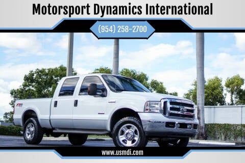 2005 Ford F-250 Super Duty for sale at Motorsport Dynamics International in Pompano Beach FL