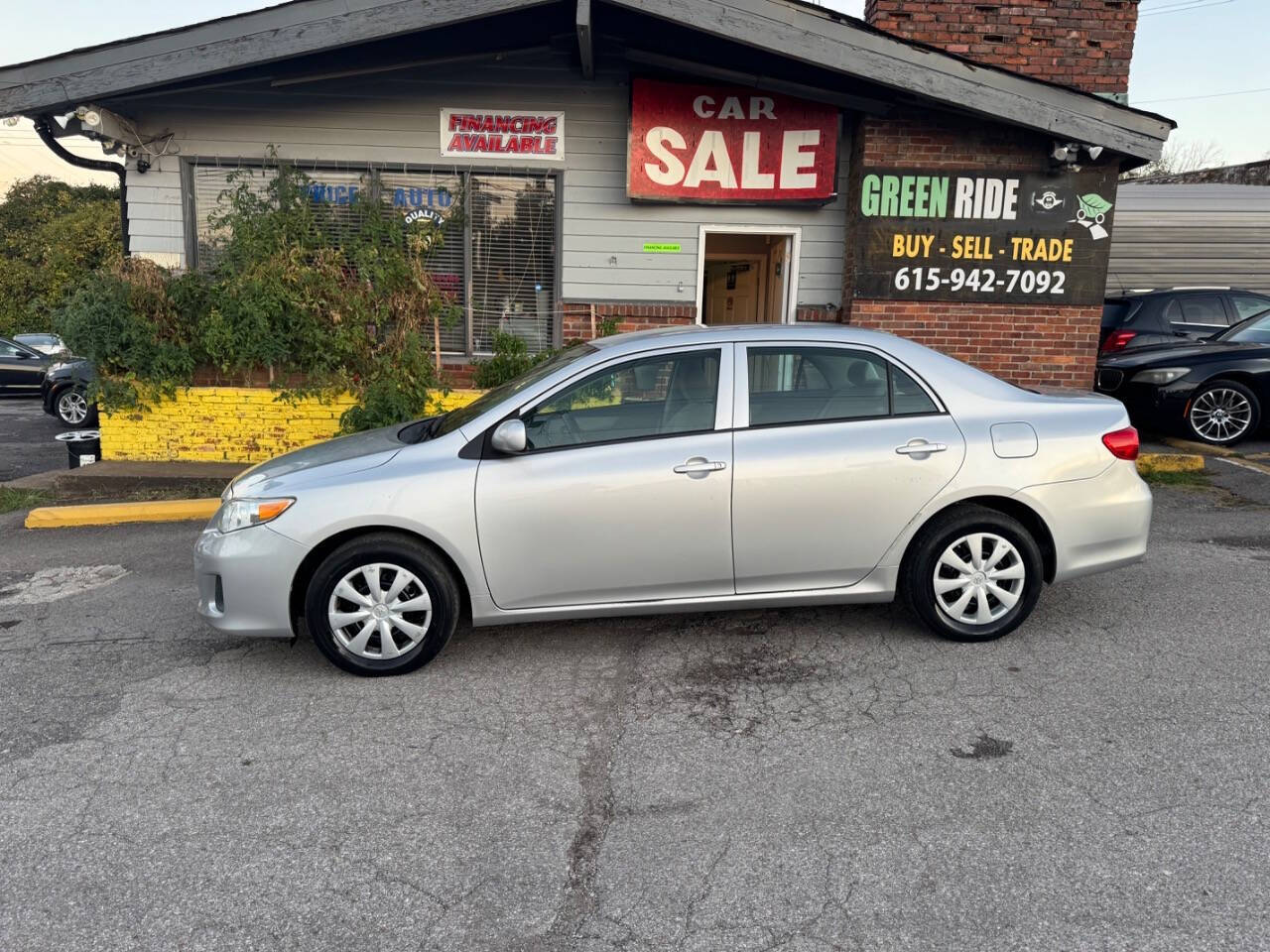 2013 Toyota Corolla for sale at Green Ride LLC in NASHVILLE, TN