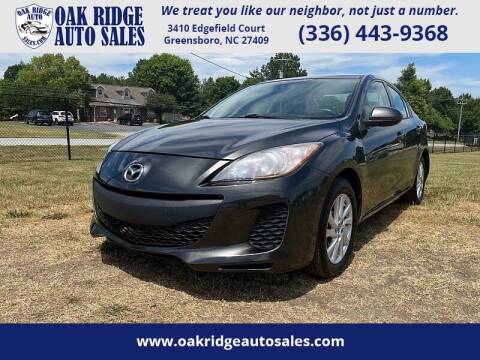 2013 Mazda MAZDA3 for sale at Oak Ridge Auto Sales - Used Car Inventory in Greensboro NC