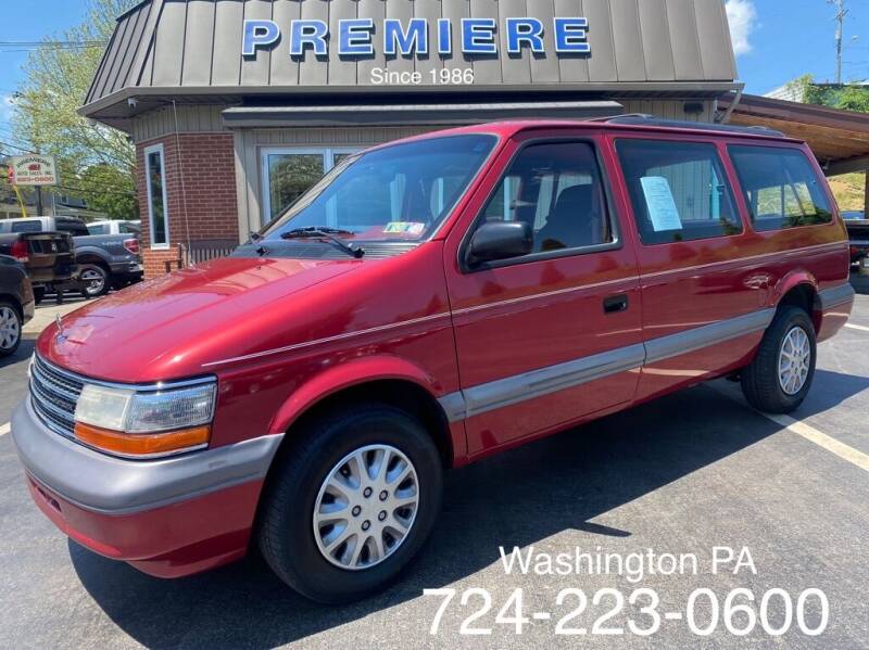 1994 Plymouth Grand Voyager for sale at Premiere Auto Sales in Washington PA
