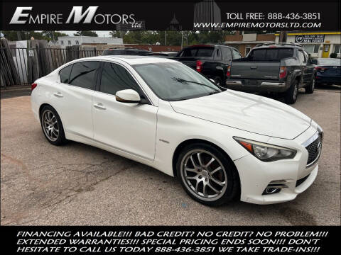 2014 Infiniti Q50 Hybrid for sale at Empire Motors LTD in Cleveland OH