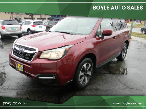 2017 Subaru Forester for sale at Boyle Auto Sales in Appleton WI