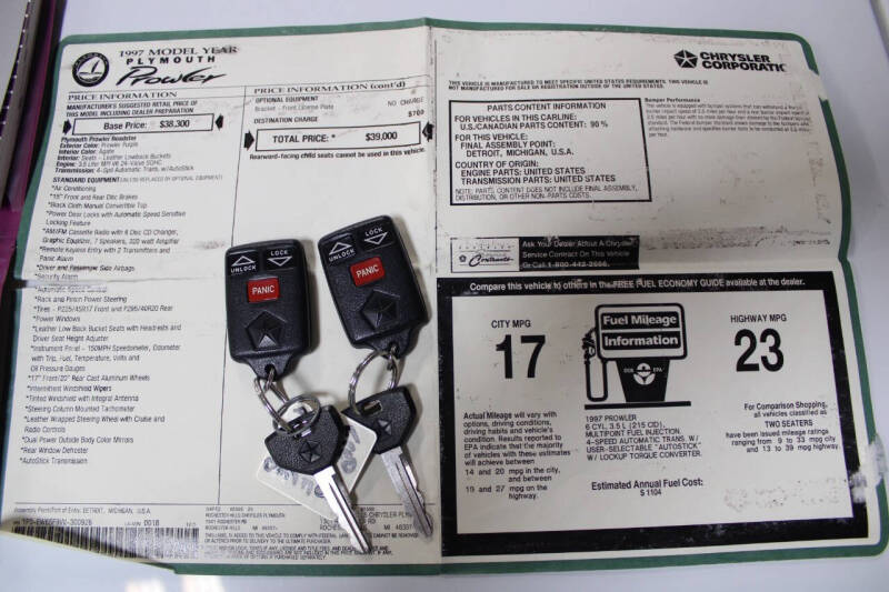 1997 Plymouth Prowler