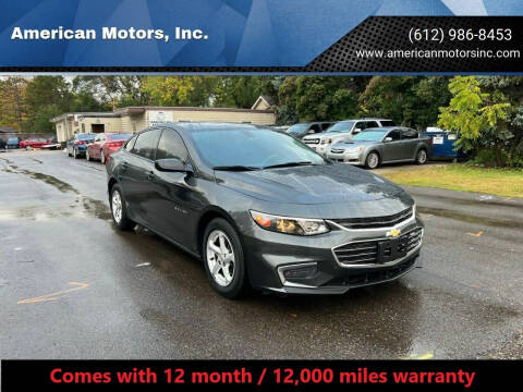 2017 Chevrolet Malibu for sale at American Motors, Inc. in Farmington MN