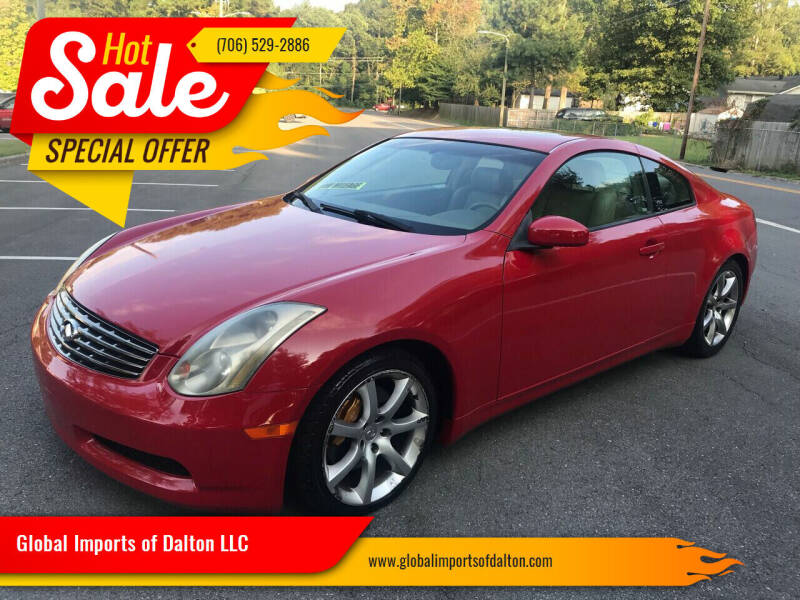 2003 Infiniti G35 for sale at Global Imports of Dalton LLC in Dalton GA