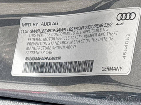 2017 Audi A4 2.0T ultra Premium