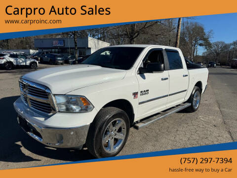 2014 RAM 1500 for sale at Carpro Auto Sales in Chesapeake VA