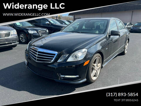 2012 Mercedes-Benz E-Class for sale at Widerange LLC in Greenwood IN
