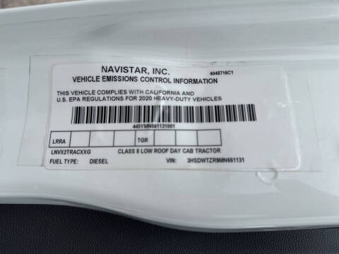 2021 International RH613