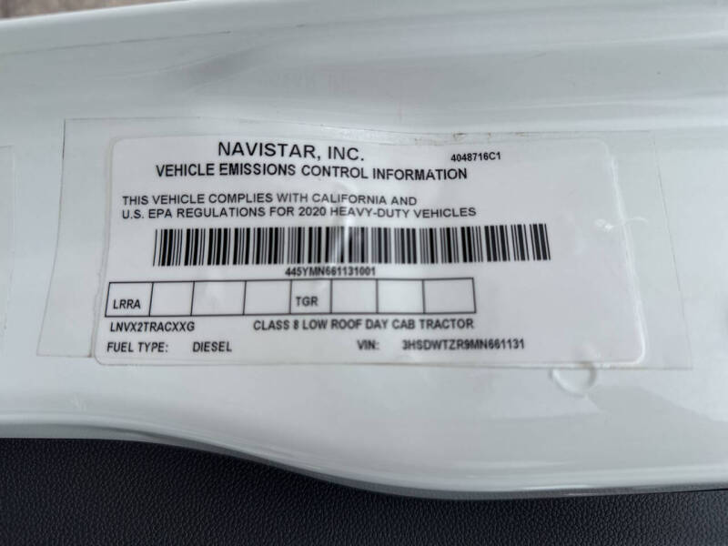 2021 International RH613