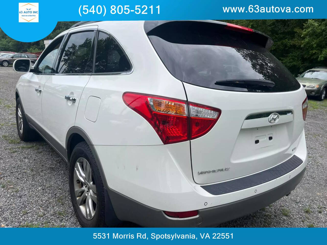 2012 Hyundai Veracruz for sale at 63 Auto Inc in Spotsylvania, VA