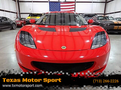 2012 Lotus Evora for sale at Texas Motor Sport in Houston TX