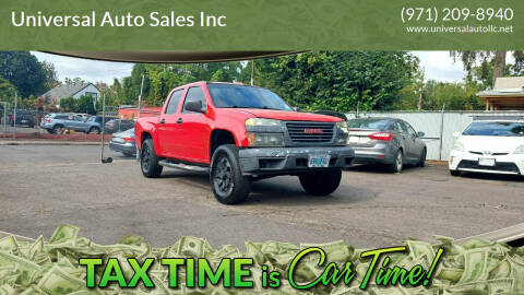 2004 GMC Canyon for sale at Universal Auto Sales Inc in Salem OR