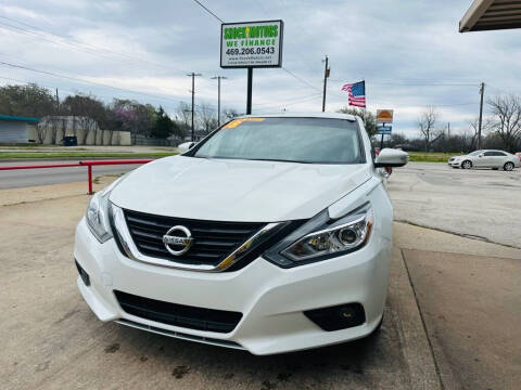 2018 Nissan Altima for sale at Shock Motors in Garland TX