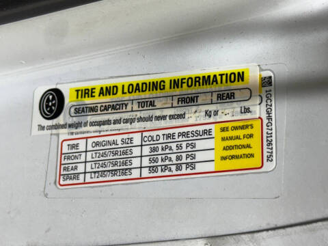 2018 Chevrolet Express 3500