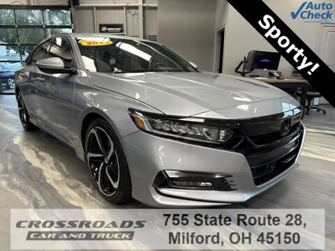 2019 Honda Accord for sale at Crossroads Car & Truck in Milford OH