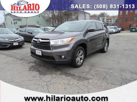 2015 Toyota Highlander for sale at Hilario's Auto Sales in Worcester MA