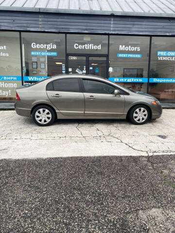 2008 Honda Civic for sale at Georgia Certified Motors in Stockbridge GA