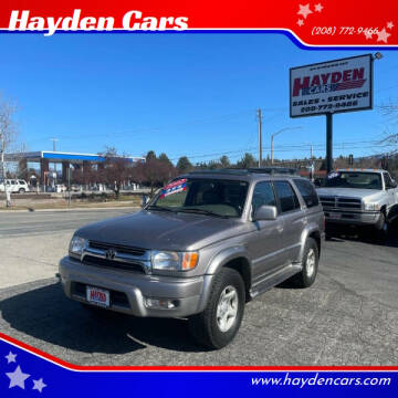 2002 Toyota 4Runner for sale at Hayden Cars in Coeur D Alene ID
