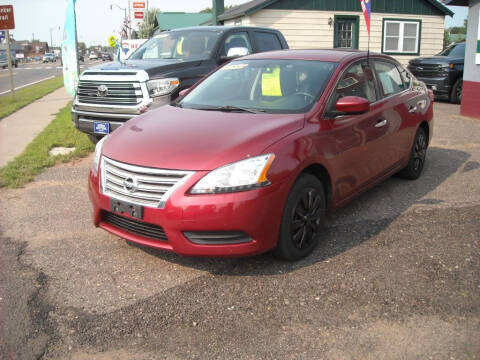 2015 Nissan Sentra for sale at Siren Motors Inc. in Siren WI