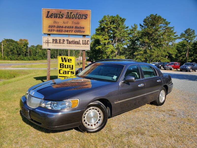 1998 Lincoln Town Car for sale at Lewis Motors LLC in Deridder LA