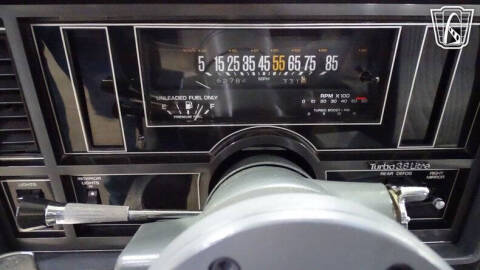 1986 Buick Regal T Type Turbo