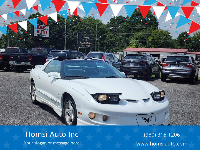 2000 Pontiac Firebird for sale at Homsi Auto Inc in Kannapolis NC