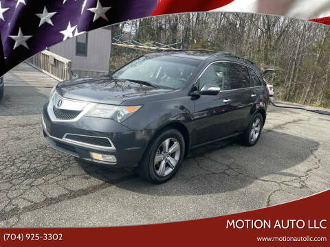 2013 Acura MDX for sale at Motion Auto LLC in Kannapolis NC