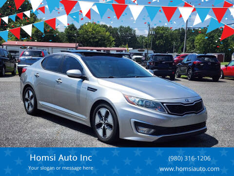 2013 Kia Optima Hybrid for sale at Homsi Auto Inc in Kannapolis NC