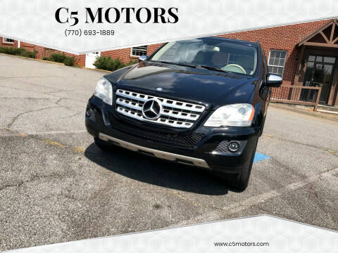 2009 Mercedes-Benz M-Class for sale at C5 Motors in Marietta GA