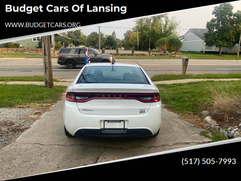 2016 Dodge Dart for sale at Budget Cars Of Lansing in Lansing MI