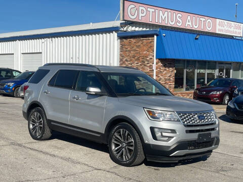 2017 Ford Explorer for sale at Optimus Auto in Omaha NE