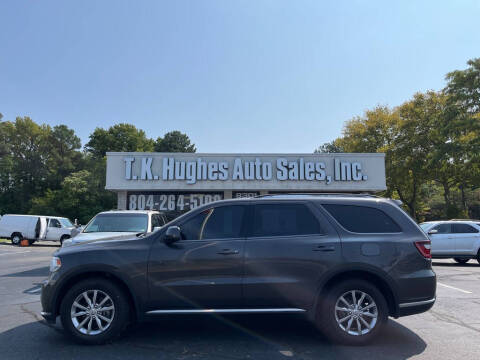 2017 Dodge Durango for sale at T.K. Hughes Auto Sales Inc. in Richmond VA