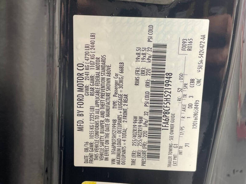 2017 Ford Mustang GT