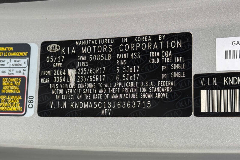 2018 Kia Sedona L