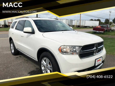 2012 Dodge Durango for sale at MACC in Gastonia NC