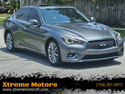 2018 Infiniti Q50 for sale at Xtreme Motors in Hollywood FL