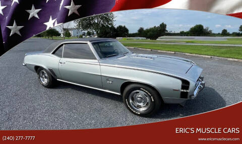 1969 Chevrolet Camaro for sale at Eric's Muscle Cars in Clarksburg MD