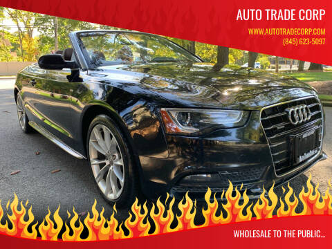 2013 Audi A5 for sale at AUTO TRADE CORP in Nanuet NY
