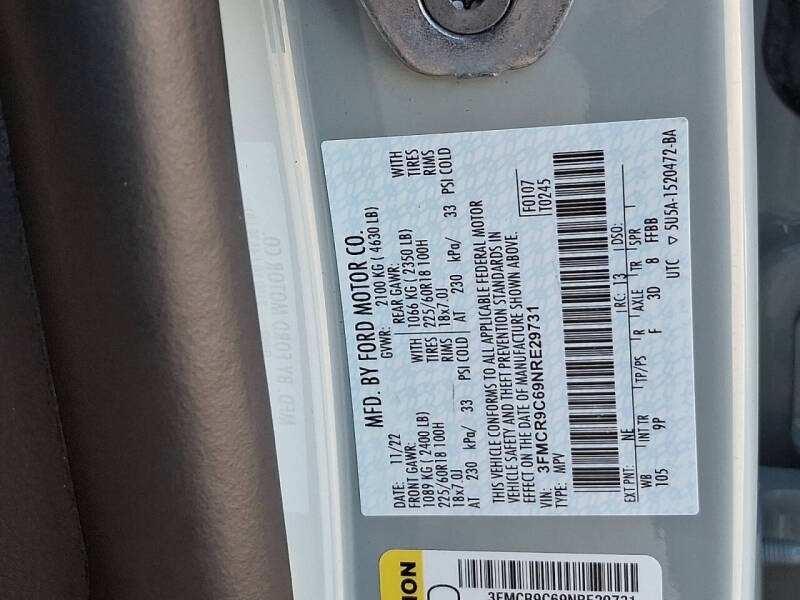 2022 Ford Bronco Sport Outer Banks