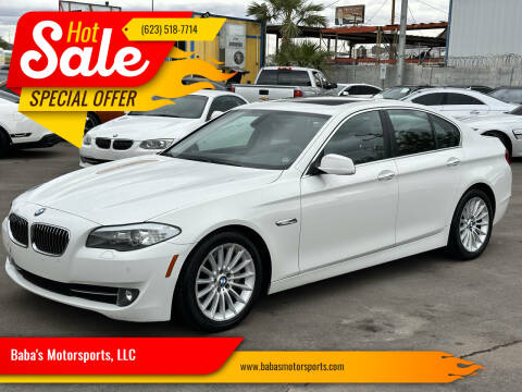2012 BMW 5 Series for sale at Baba's Motorsports, LLC in Phoenix AZ
