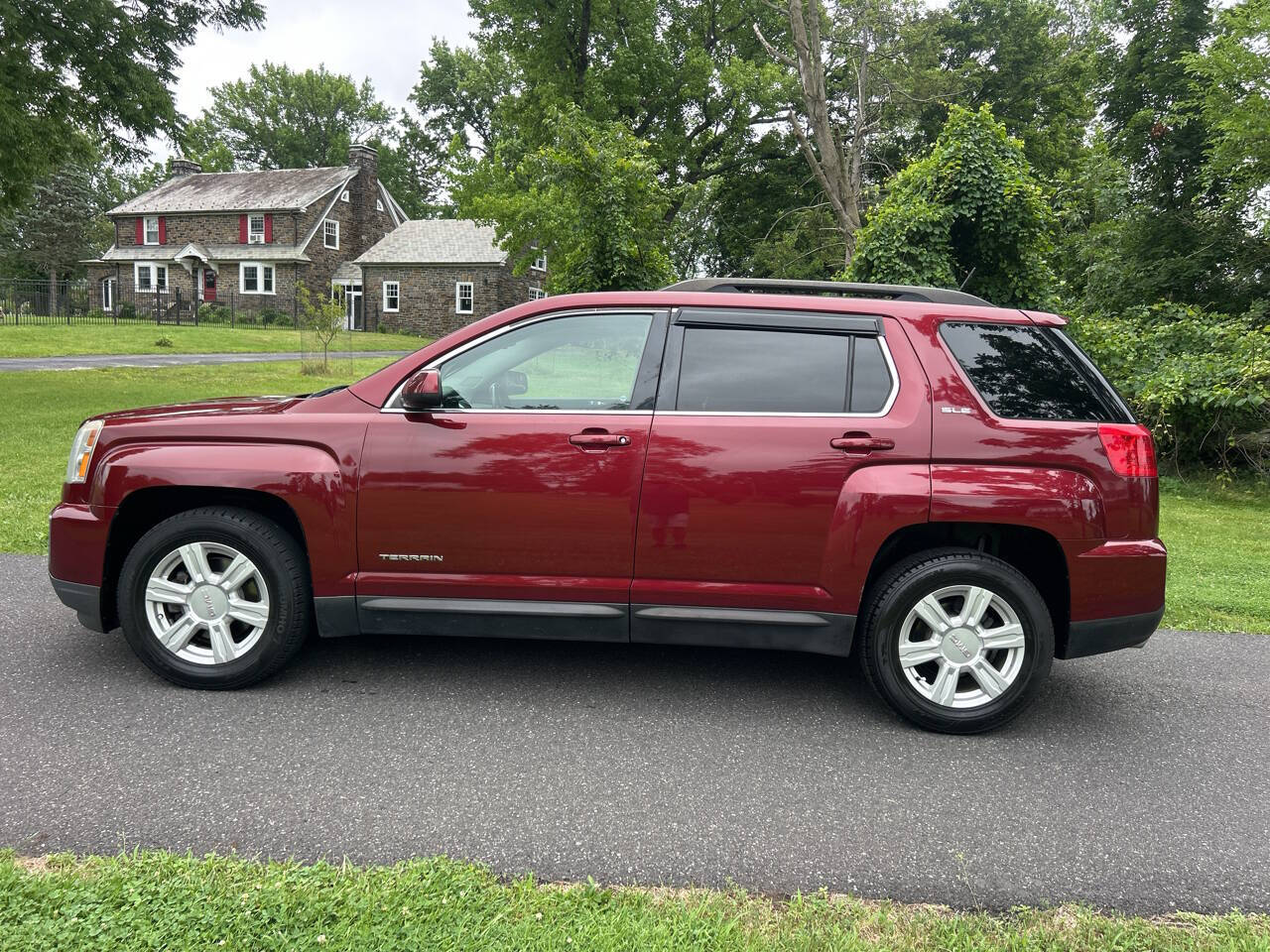 Dk. Red 2016 GMC Terrain SLE-2 AWD SLE-2 4dr SUV 2